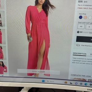 Lulus Pink Dress size small